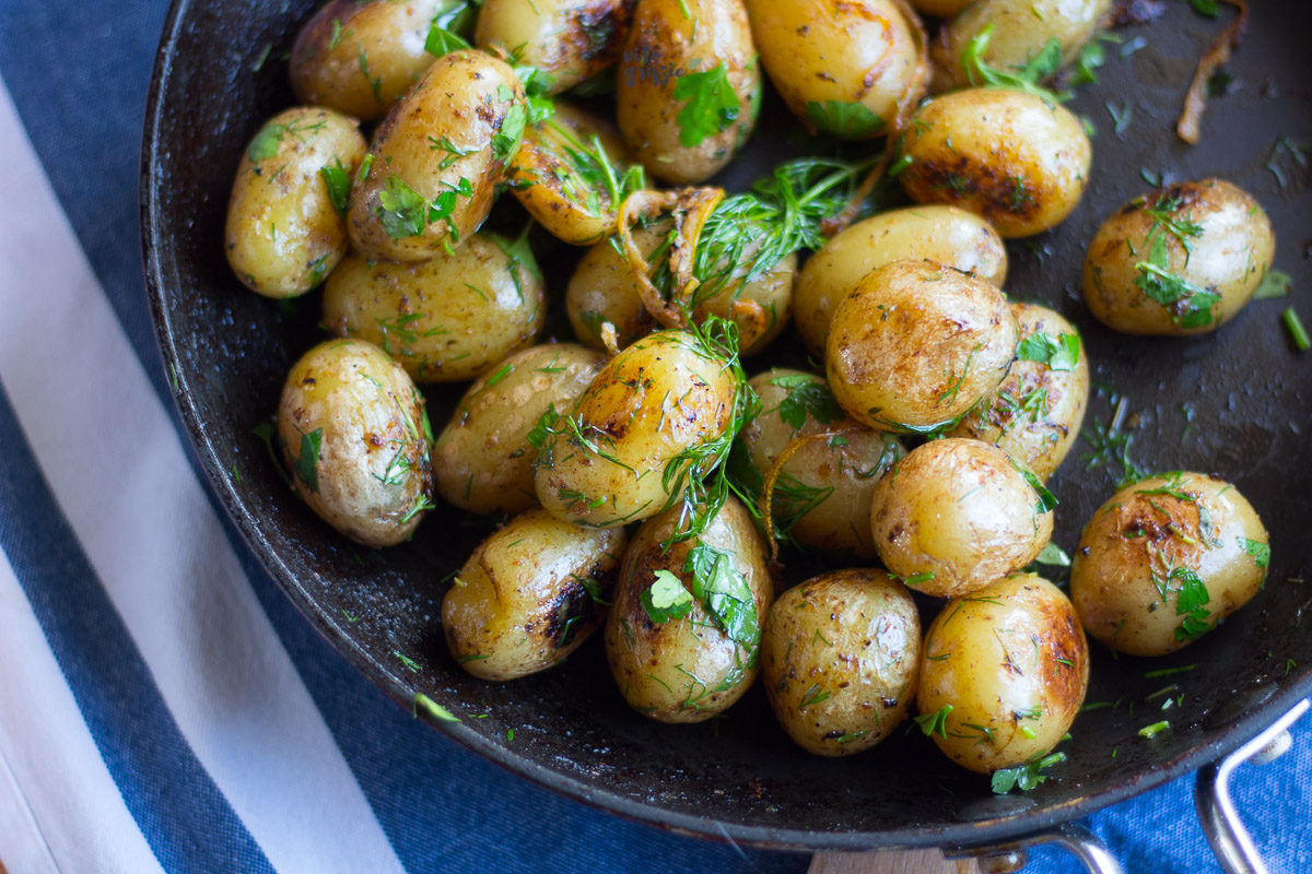 ziołowe smażone ziemniaki