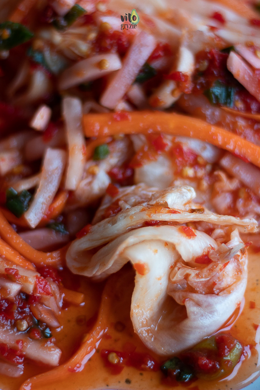 kimchi wegańskie